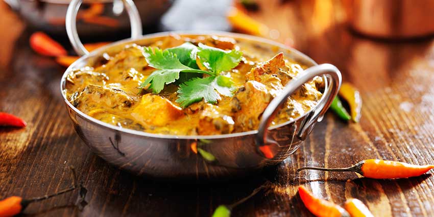 Delícia da Ilha da Semana Nacional do Curry