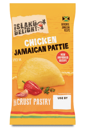 Pattie jamaicano de pollo