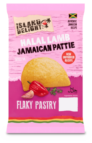 Halal Lamm jamaikanische Pattie