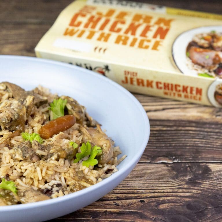 Jerk Chicken Ready Meal Island Delight Delicious Jamaican Patties