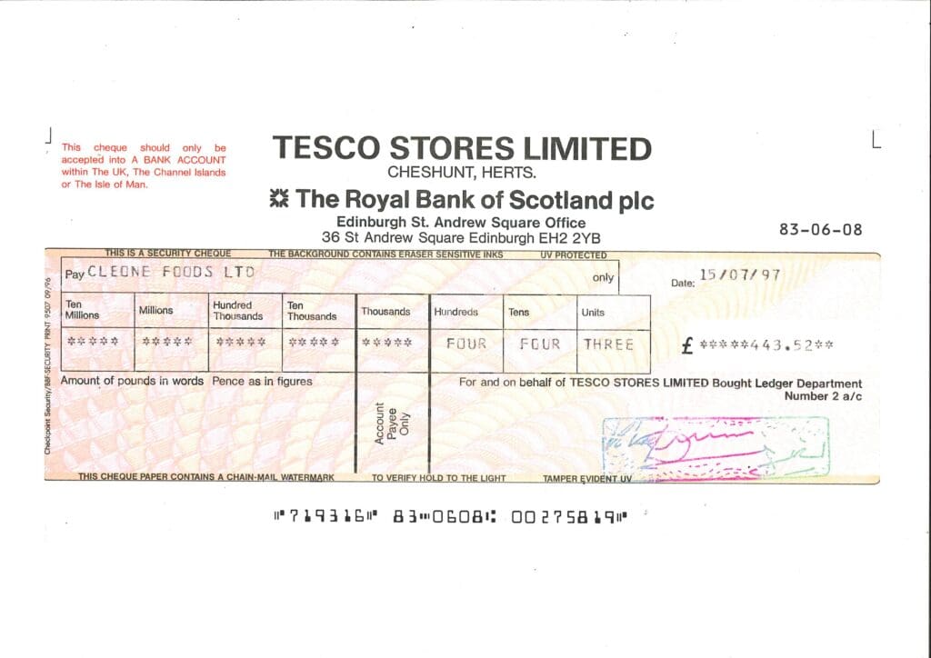 A Second Supermarket Contract With Tesco